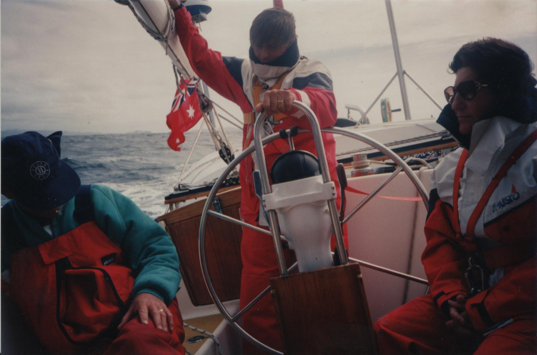 RKB, Dick Gold Stiver and Pat Goldstiver going down the East Coast of New Zealand