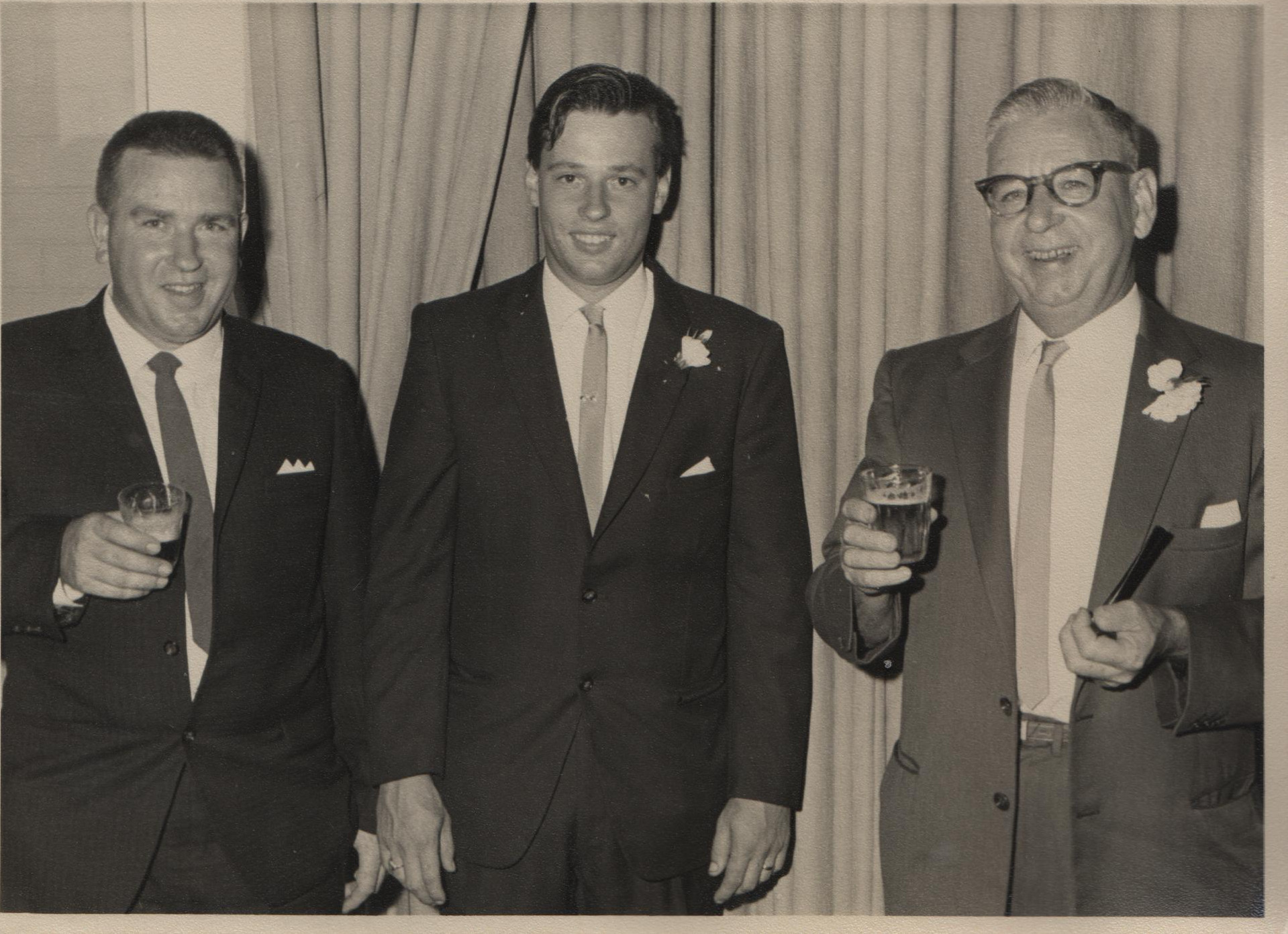 Taken at the wedding of Ron and Marion Burchell