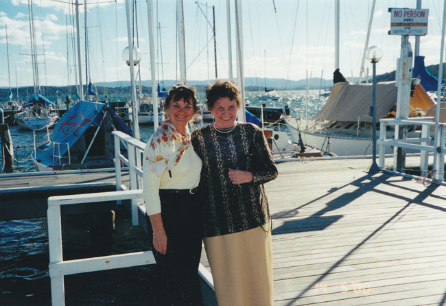 Peggy Hinchliffe (Married Name Dinning) and Marion Dinning (Married Name Burchell)
